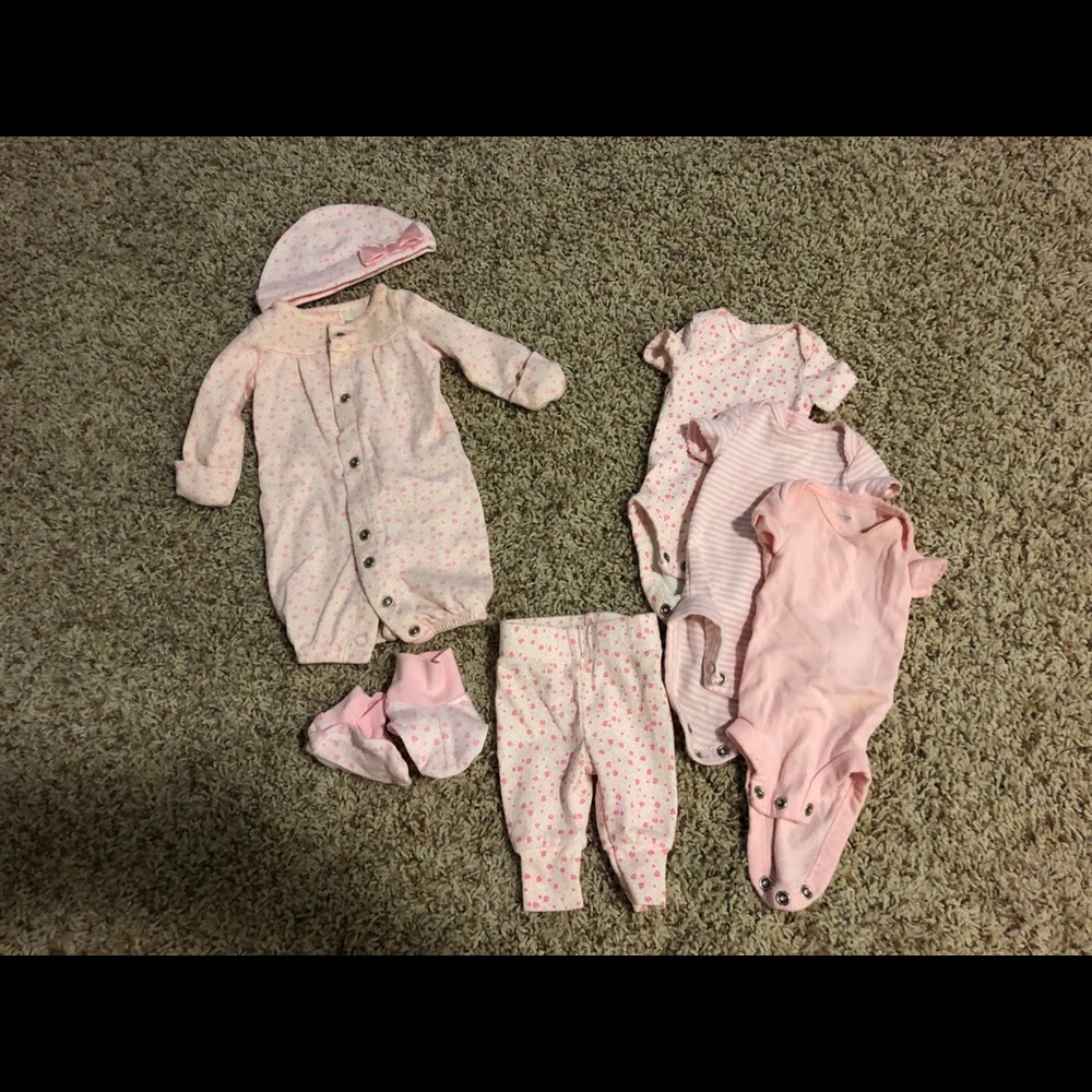Carters set infant girl